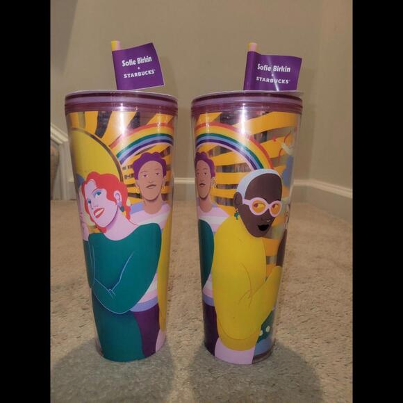 sofie birkin starbucks tumblers Pride 2024 2pack - Picture 1 of 5